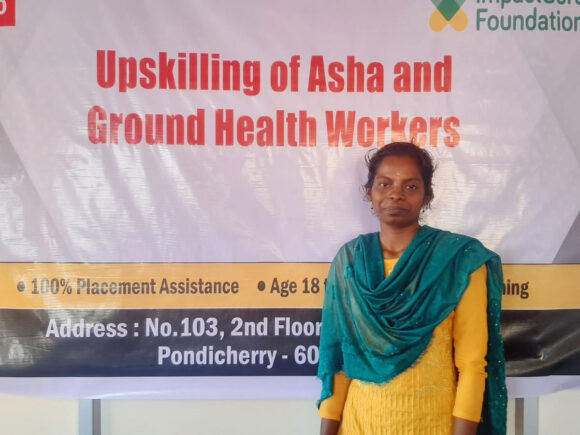 Upskilling of Ground Health Worker – M. Subasri from Pondicherry